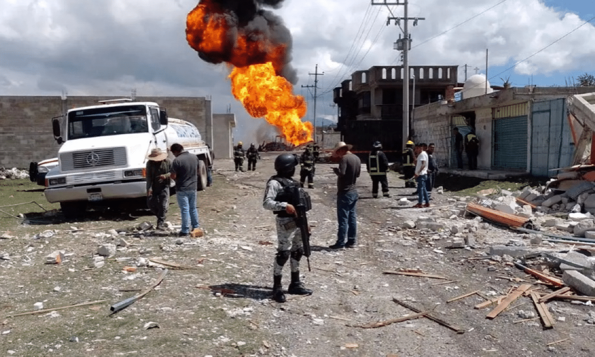 toma clandestina huachicol Puebla AMLO explosión